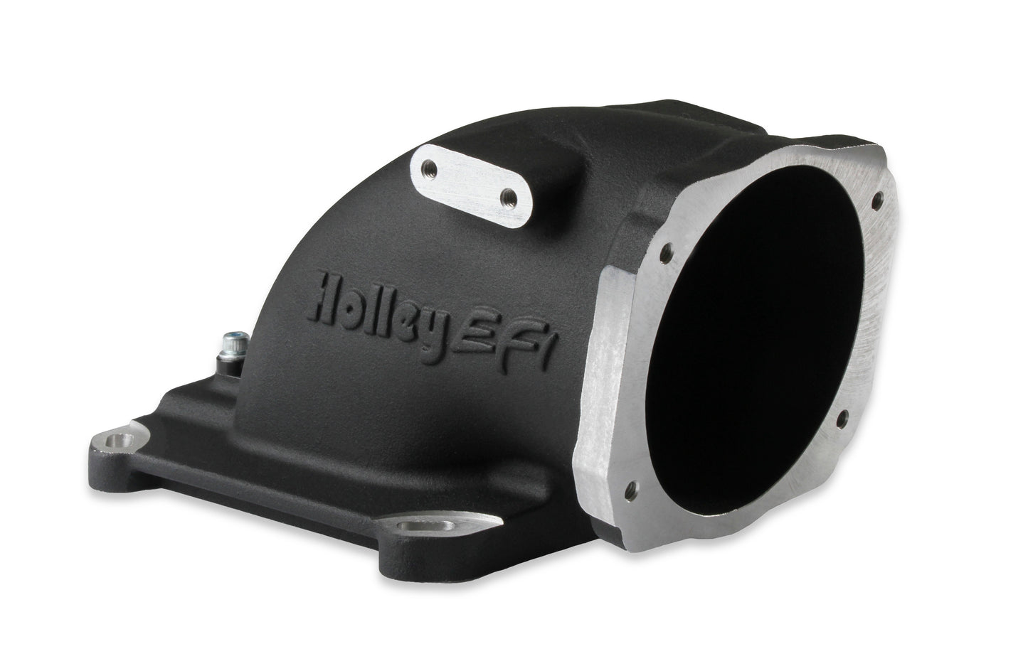 EFI Throttle Body Intake Elbow 4150 - Fits GM LS Throttle Bodies-Black Finish
