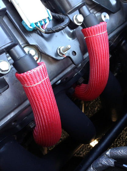 LSx Performance Spark Plug Wire & Heat Boot Combo (Red 45 Wires & Red Boots)