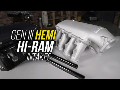 Gen III Hemi Hi-Ram EFI Manifold - Gen III Hemi EFI for use with 95 mm LS Style Throttle Body - As Cast Finish - Fits 2009-up 5.7L, 2005-2010 6.1L, and 2011-up 6.4L