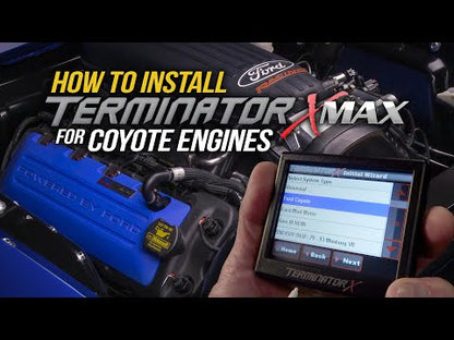 EFI Terminator X Max - 2015.5-2017 Ford Coyote EV6 Injectors - Drive-by-Wire Throttle Body Control, for Late Coils