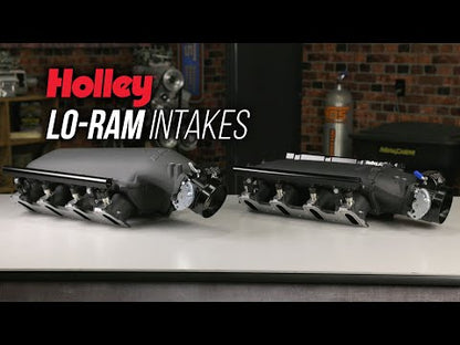 Ultra Lo-Ram Manifold Kit Single Injector- Black - GM LS3/L92 - Ultra Lo-Ram Manifold Kit - LS3 Black Finish