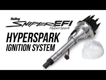 HyperSpark Distributor - GM V6 - Black Billet Housing - 4.3L V6