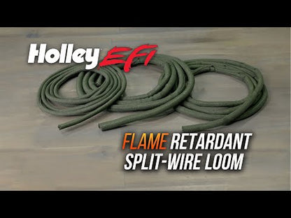EFI Flame Retardant - 1/2 inch Nomex Split Loom 10 ft