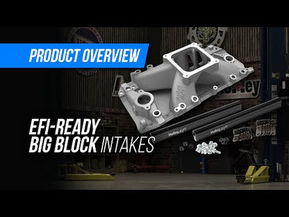 Holley EFI Intake Manifold 396, 402, 427, 454, 502 for 4500 Style Flange, Rectangular Port Heads