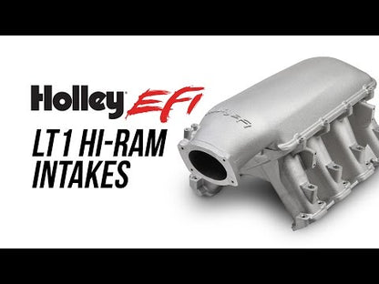 Hi-Ram Intake Manifold - GM LT1 - 1 x 105mm LS Throttle Body (Longitudinal Mount) w/out Port EFI Provisions