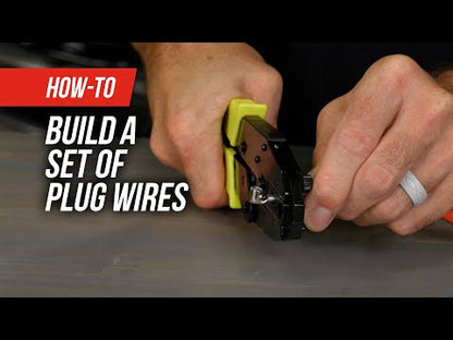 Black Wire with Black Straight Boots (Plug End) - 135 Degree Coil Boots - Designed for GM LS Engines (For OE Coil)
