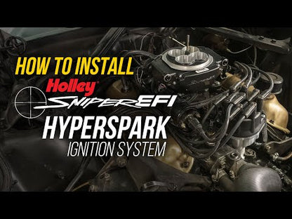 EFI HyperSpark Distributor - Tall Deck Chevrolet - Shiny Billet Housing