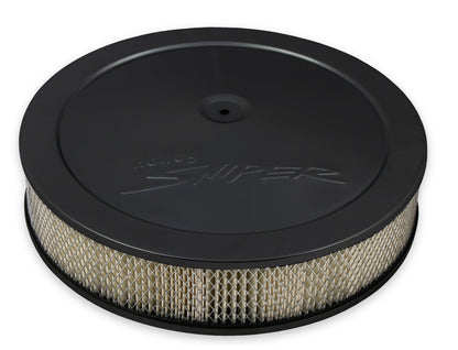 Sniper Air Cleaner Assembly, 14" x 4" - Black Finish