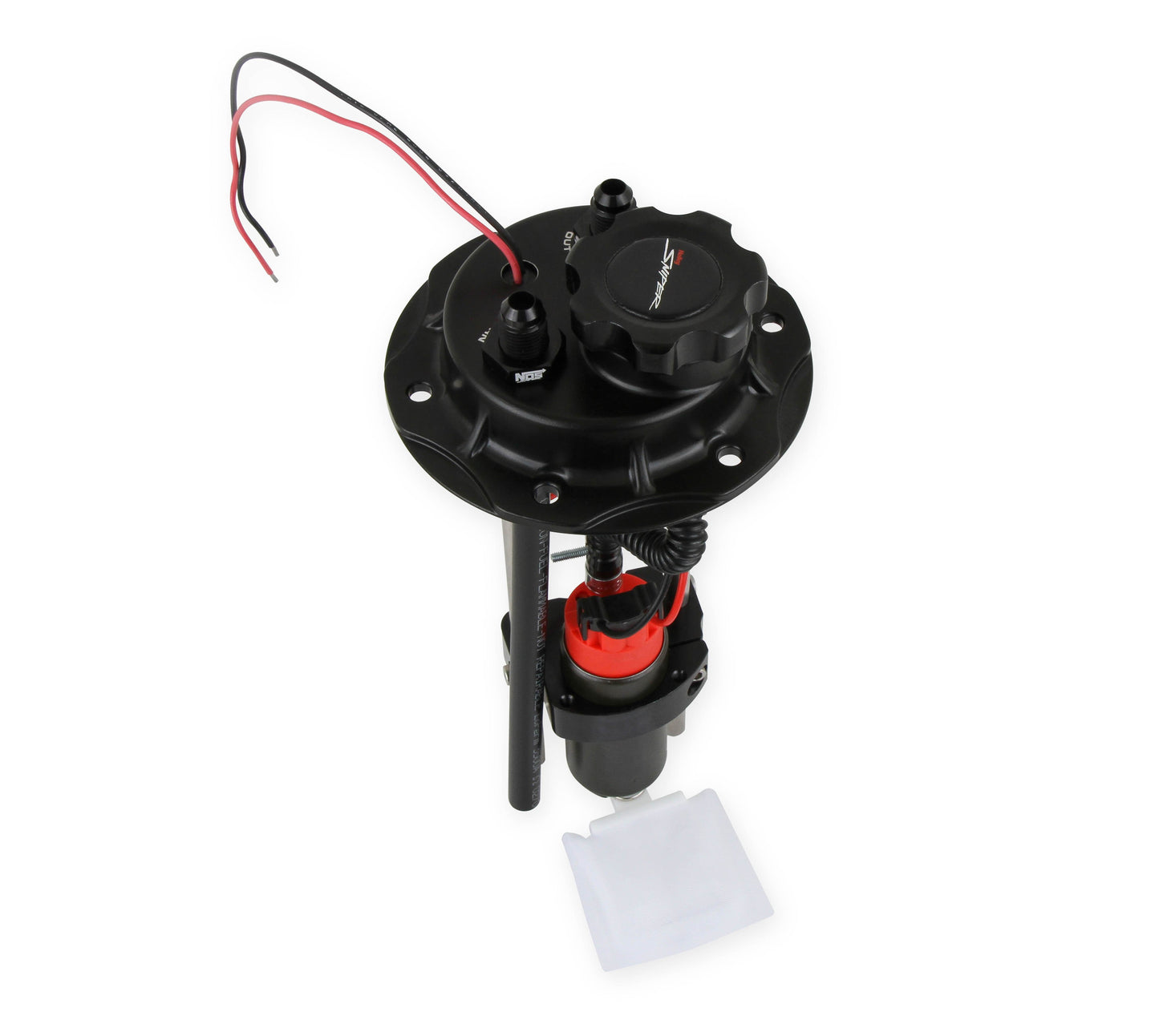 Fuel Cell EFI Pump Module Assembly-Return Style 6-Bolt Flange 340 LPH E85 Compatible Drop-In EFI