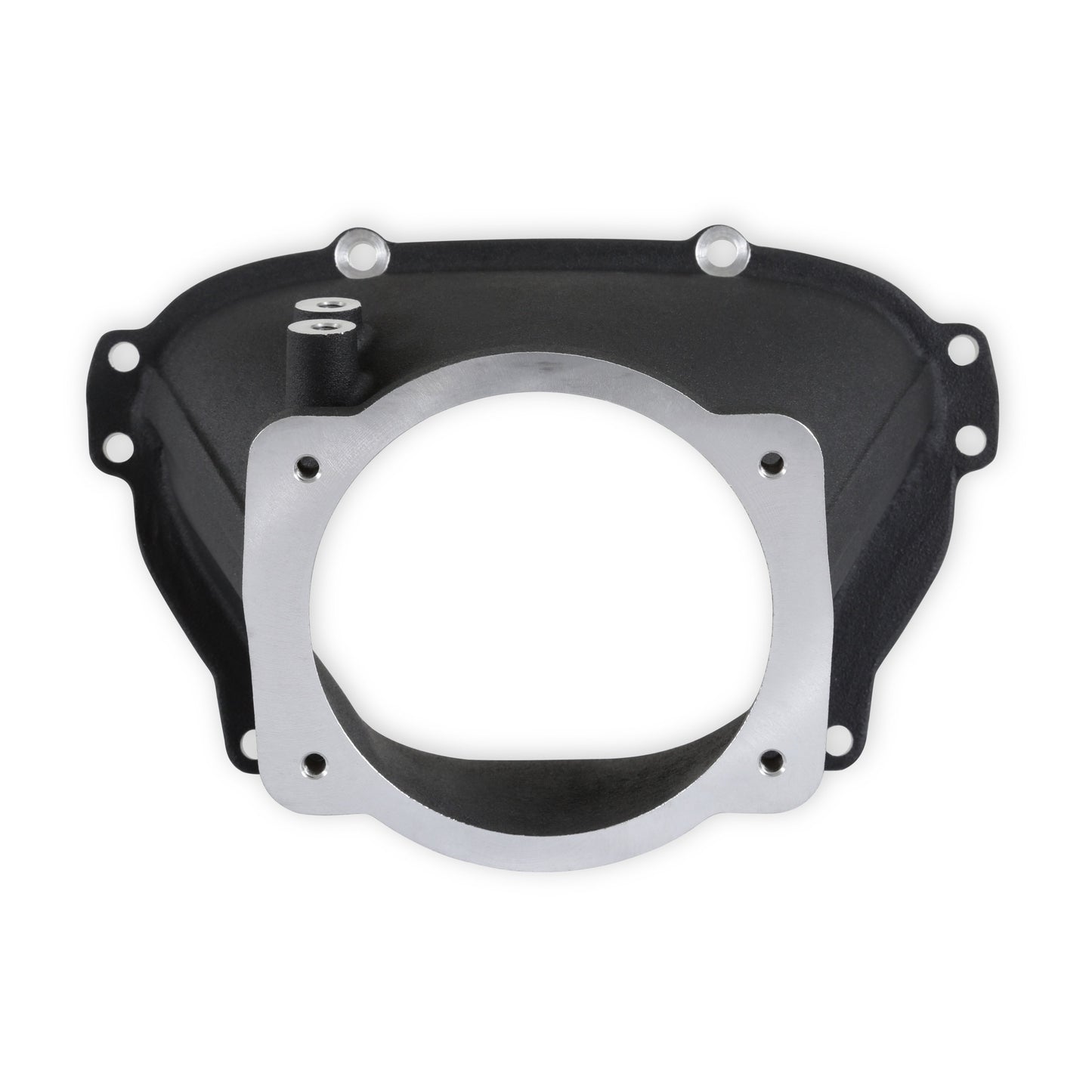 Ultra Lo-Ram 105MM Throttle Body Adapter- GM Gen V LT - Front-Feed Mount - Black Finish