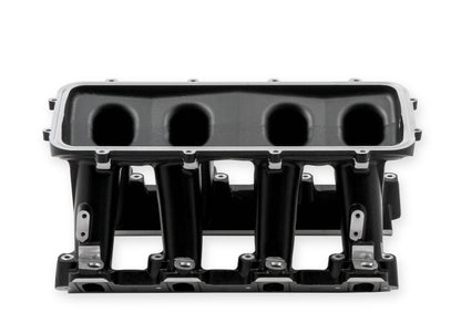 Hi-Ram Lower Manifold - GM LS1/LS2/LS6 Cathedral Port EFI Base Only-Black