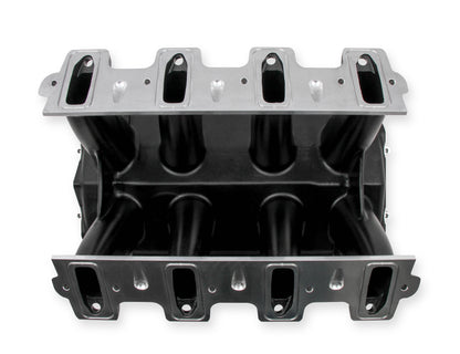 Hi-Ram Lower Manifold - GM LS1/LS2/LS6 Cathedral Port EFI Base Only-Black