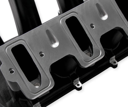 Hi-Ram Lower Manifold - GM LS1/LS2/LS6 Cathedral Port EFI Base Only-Black