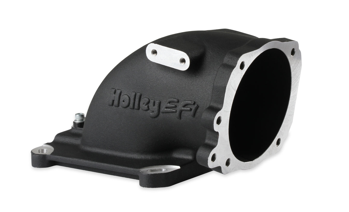 EFI Throttle Body Intake Elbow 4150 - Fits Ford Throttle Bodies-Black Finish