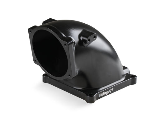 Billet 4500 EFI Throttle Body Intake Elbow-Ls- Black Finish