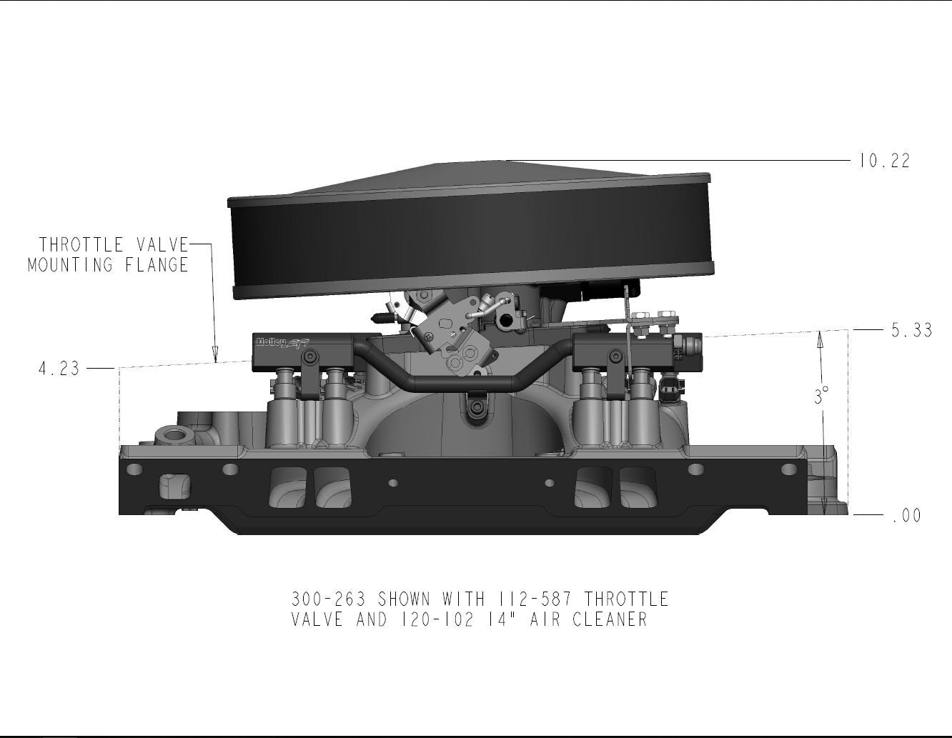 Holley EFI SBC 4150 Single Plane Fuel Injection Intake Manifold - Chevy Small Block V8 with L31 Vortec cylinder heads