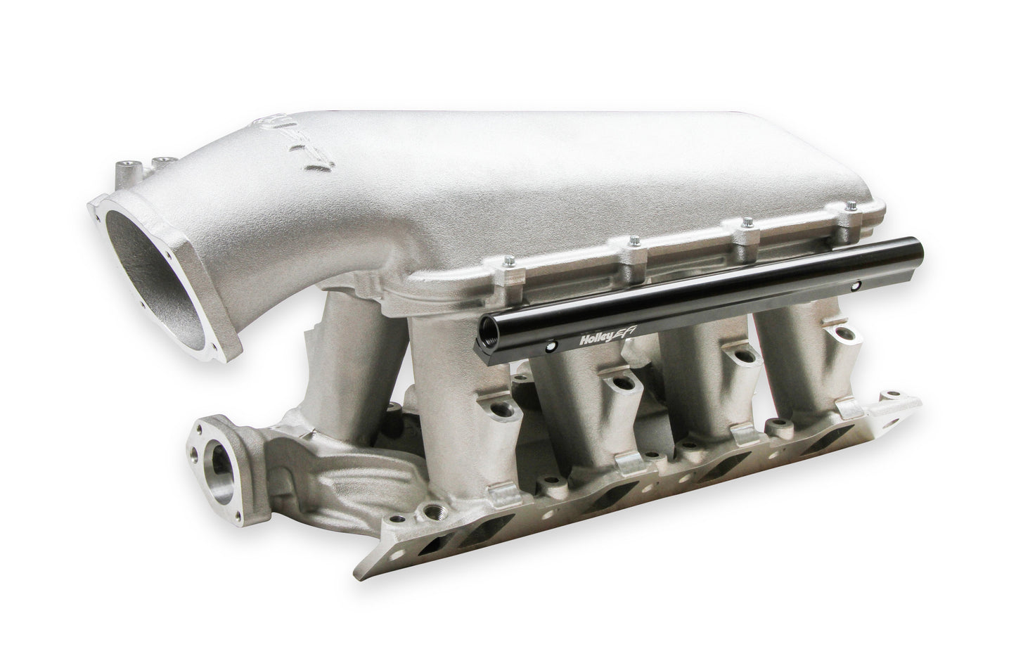 8.2" SBF Ford Hi-Ram Intake Manifold with 105mm LS Throttle Body Flange Top.