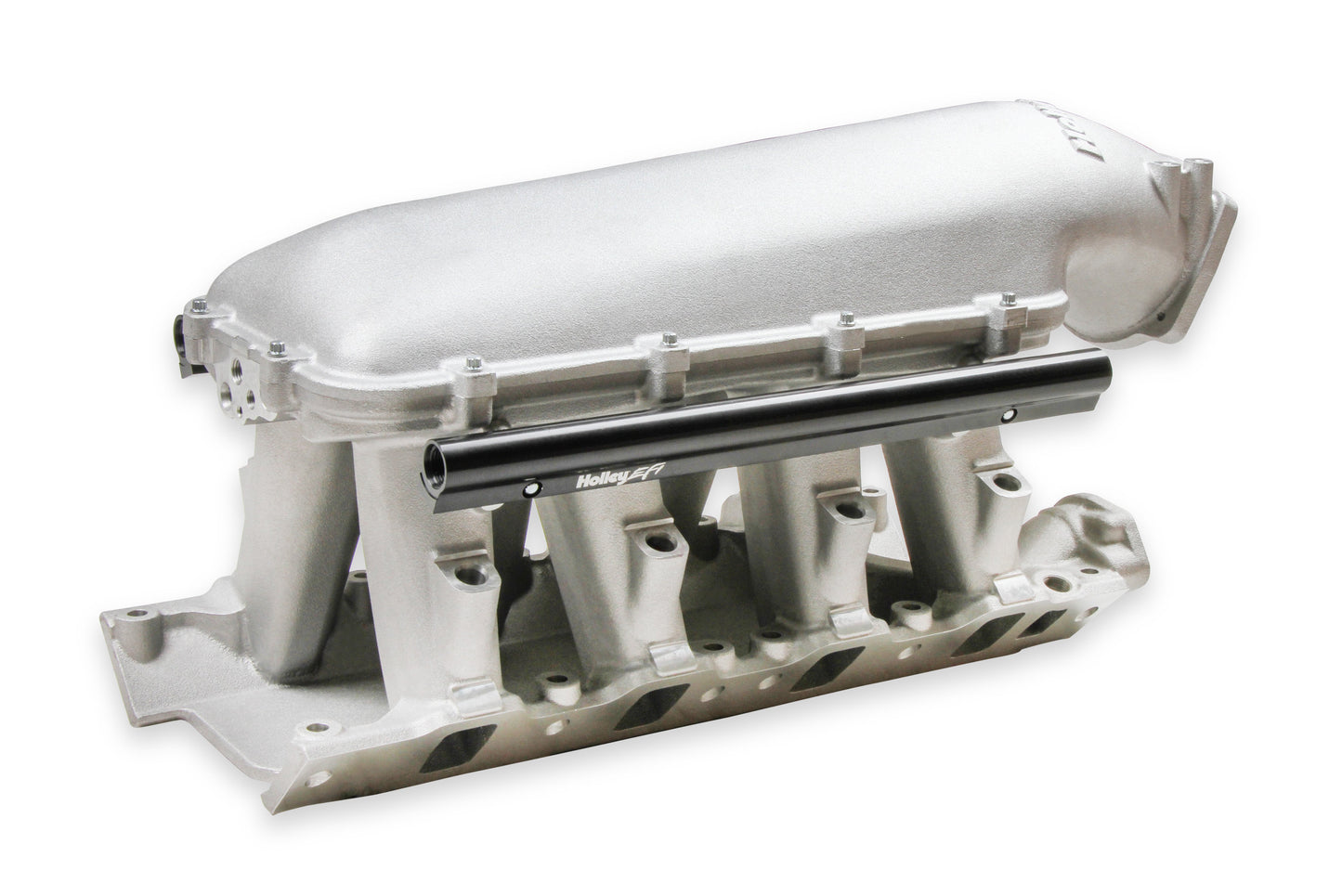 8.2" SBF Ford Hi-Ram Intake Manifold with 105mm LS Throttle Body Flange Top.