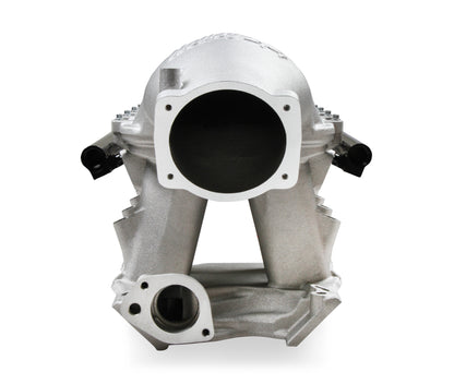 8.2" SBF Ford Hi-Ram Intake Manifold with 105mm LS Throttle Body Flange Top.