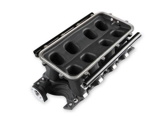 8.2" SBF Ford Hi-Ram EFI Manifold Base-Black