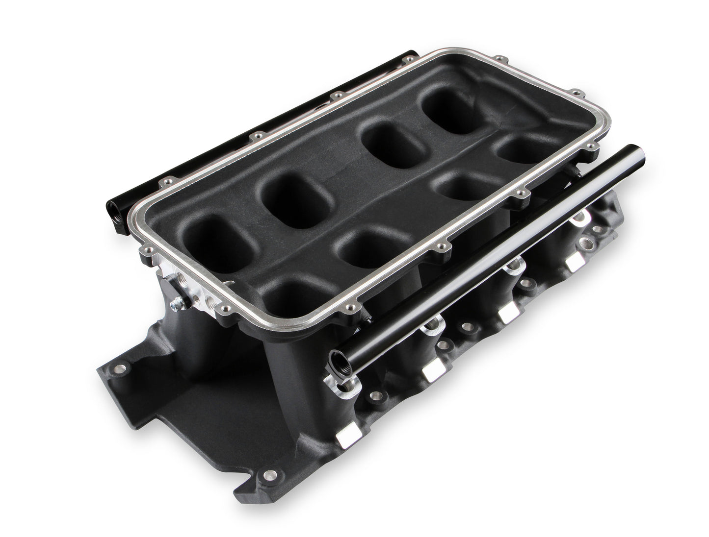 8.2" SBF Ford Hi-Ram EFI Manifold Base-Black