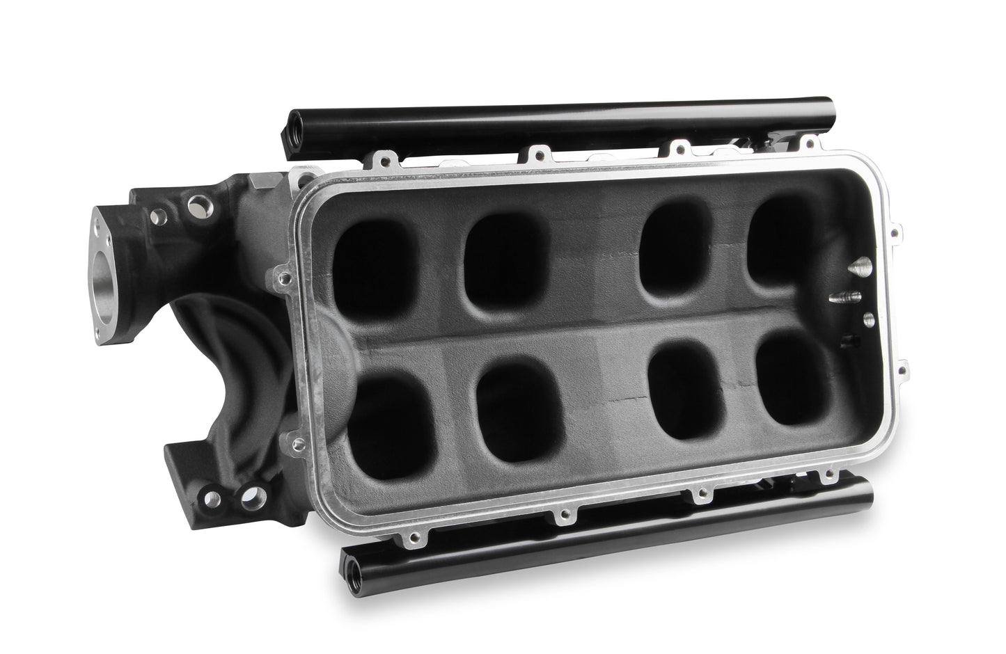 8.2" SBF Ford Hi-Ram EFI Manifold Base-Black