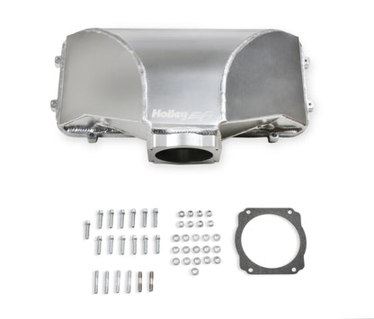 HI-RAM 95MM Fabricated Side Mount Plenum Top - Silver Finish- LS Style