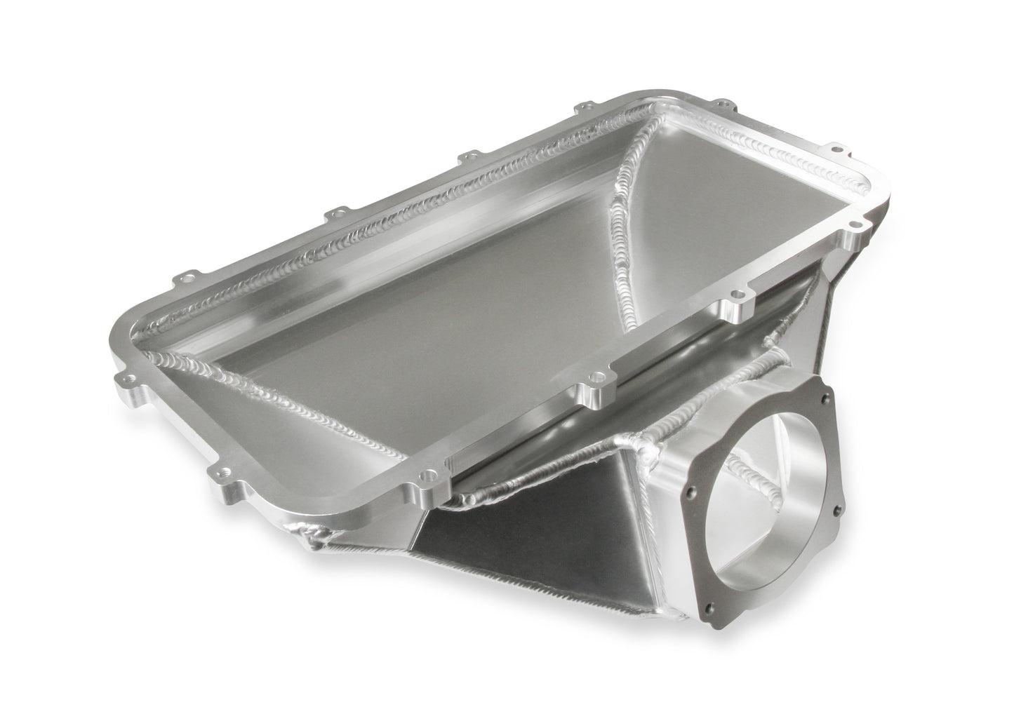 HI-RAM 95MM Fabricated Side Mount Plenum Top - Silver Finish- LS Style