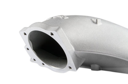 8.2" SBF Ford Hi-Ram Intake Manifold with 95mm 1986-95 Ford 5.0 Throttle Body Flange Side Mount Top.