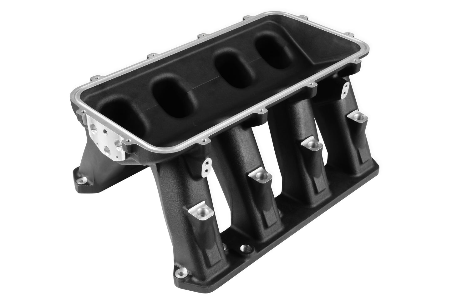 Gen III Hemi Hi-Ram EFI Manifold Base - Gen III Hemi EFI Manifold Base - Black Finish - Fits 2009-up 5.7L, 2005-2010 6.1L, and 2011-up 6.4L