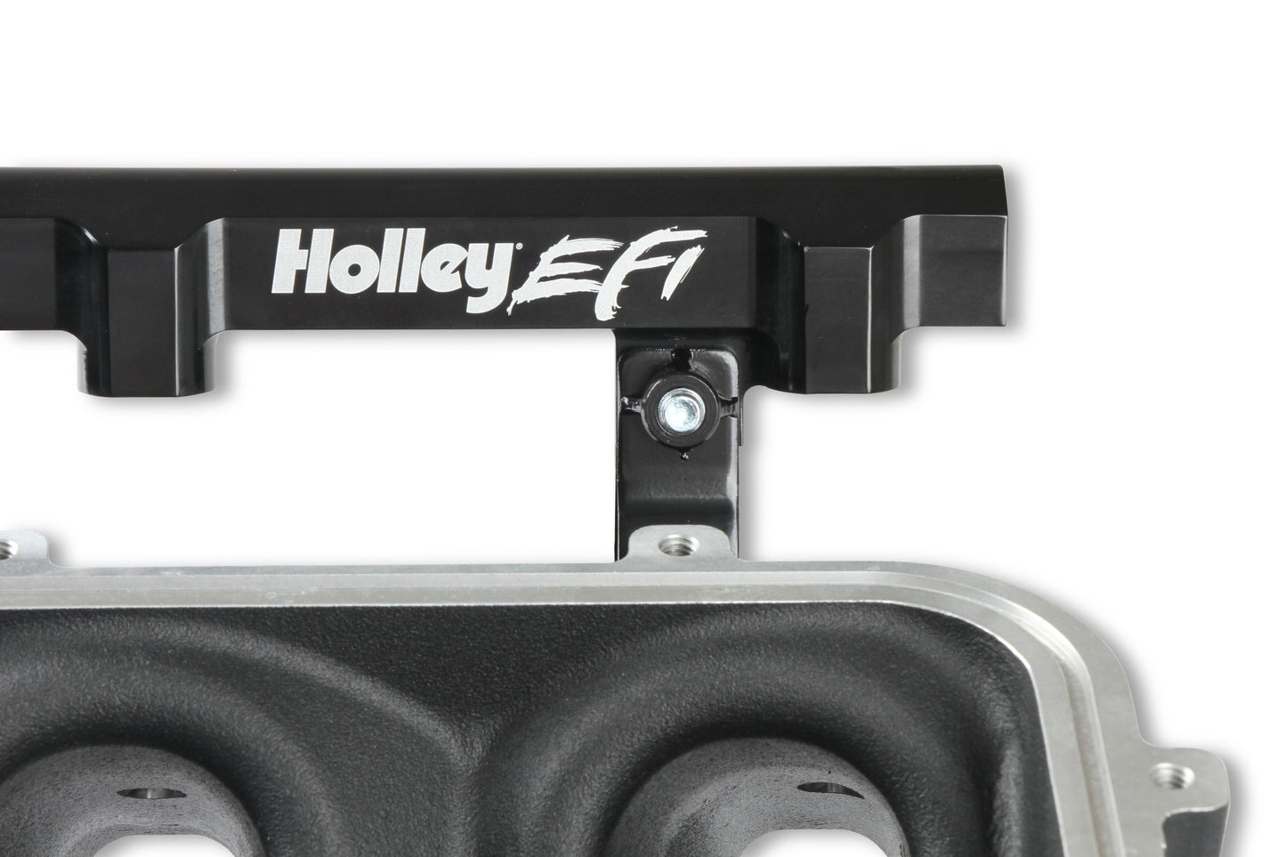 Holley Ultra Lo-Ram Manifold Base and Fuel Rails Single Fuel Injector GM LS3/L93