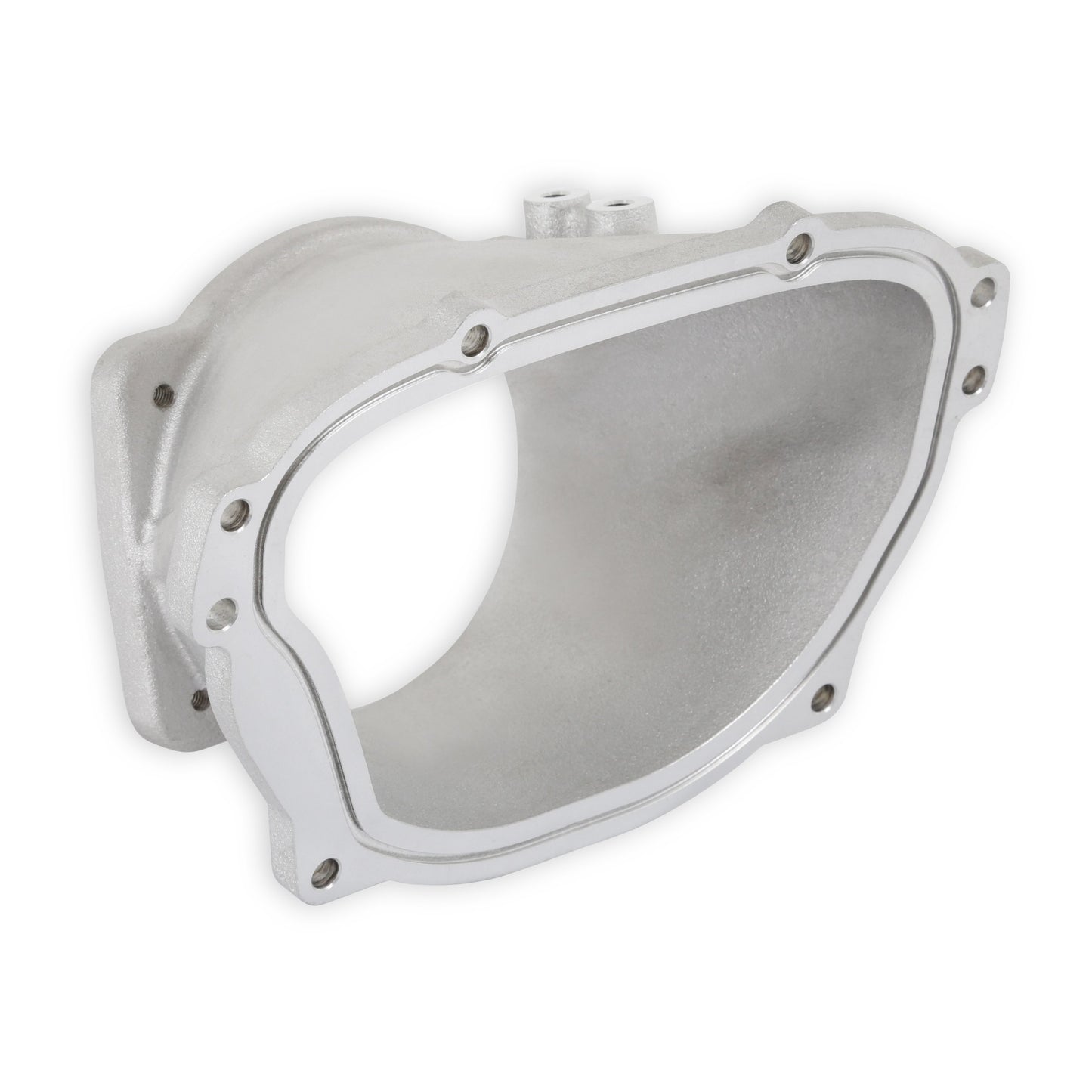 Ultra Lo-Ram 105MM Throttle Body Adapter- GM Gen V LT - Front-Feed Mount - Satin Finish