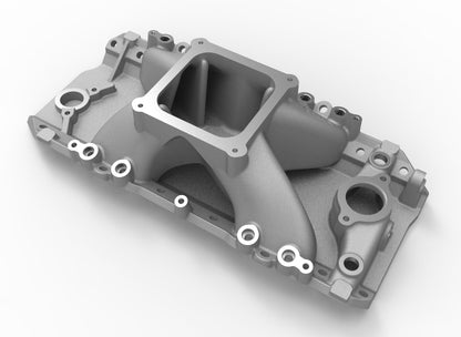 Holley EFI Intake Manifold 396, 402, 427, 454, 502 for Holley 4500 Style Flange, Oval Port Heads