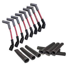 Hinson Motorsports LSx Performance Spark Plug Wire & Heat Boot Combo (Red 45 Wires & Black Boots) - 8004-8030