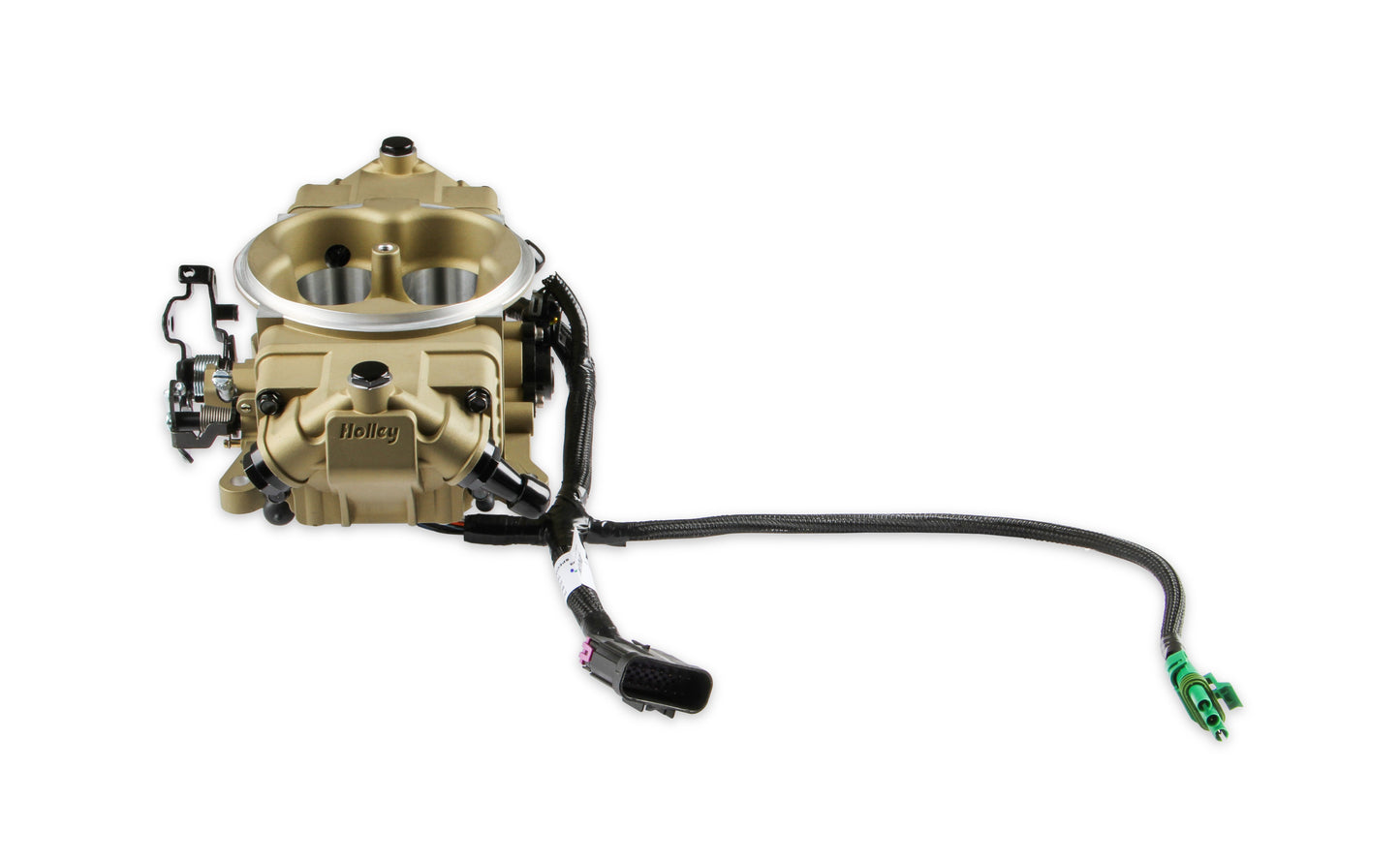 EFI Terminator X Stealth 4150 Throttle Body - Classic Gold - 4 Injectors - 650 HP