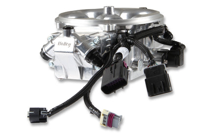 Holley EFI Terminator X Stealth 4500 Throttle Body - Shiny