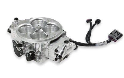 EFI Terminator X Stealth 4500 Service Throttle Body - Shiny - 4 Injectors - 650 HP - Primary Throttle Body