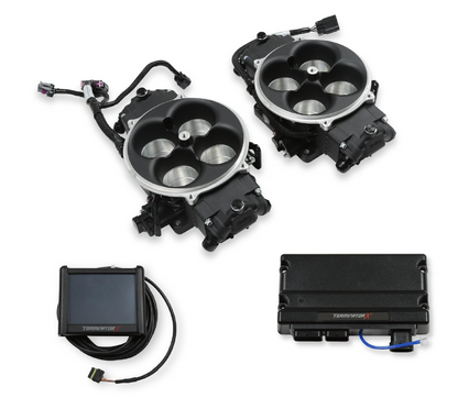 Holley EFI Terminator X Stealth 2x4 4500 Kit - Black