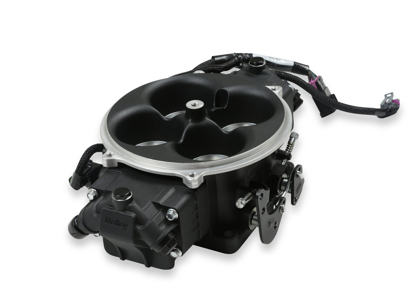 EFI Terminator X Stealth 4500 Service Throttle Body - Black - 4 Injectors - 650 HP - Primary Throttle Body