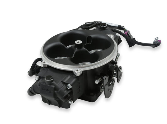 EFI Terminator X Stealth 4500 Service Throttle Body - Black - 4 Injectors - 650 HP - Secondary Throttle Body