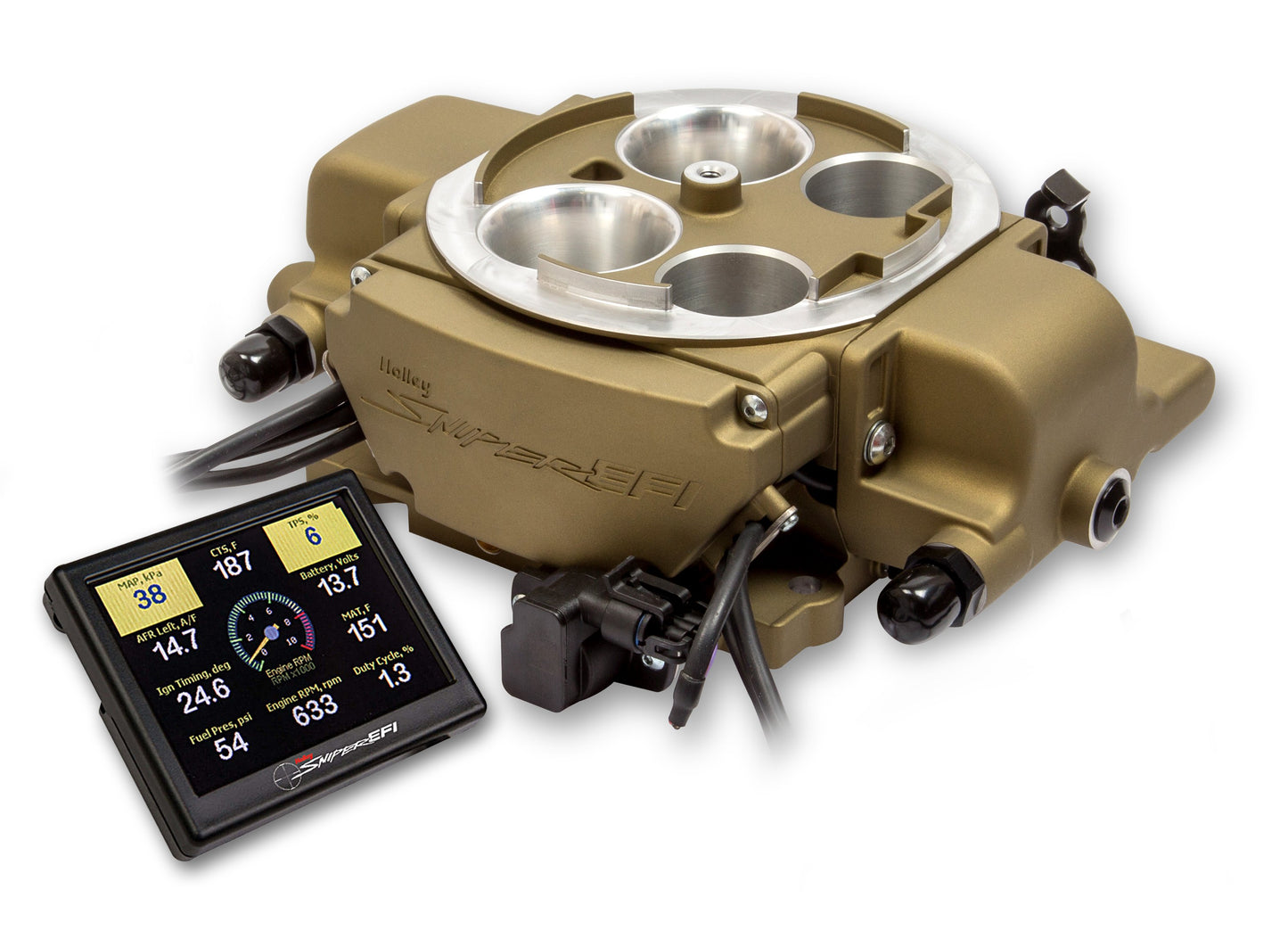 EFI Quadrajet Master Kit - Classic Gold - Return Fuel System