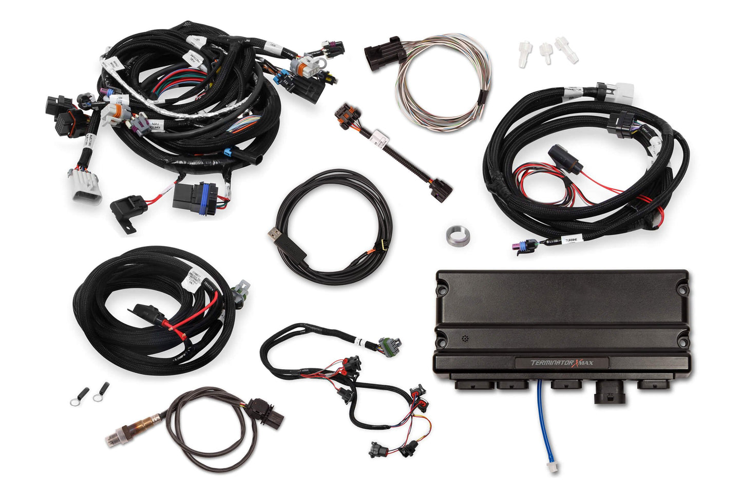 EFI Terminator X Max - Gen IV 58x Crank - 4x Cam - EV1 Injectors - Transmission Control - USB/CAN Tuning Cable