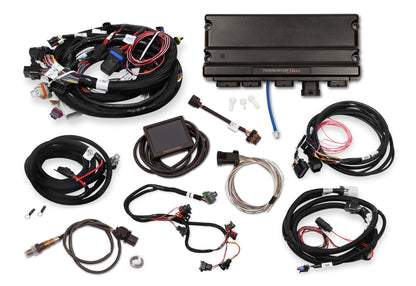 EFI Terminator X Max - LS1/LS624x Crank - 1x Cam - EV1 Injectors - Drive-By-Wire Throttle Body and Transmission Control - 3.5 in. Touchscreen