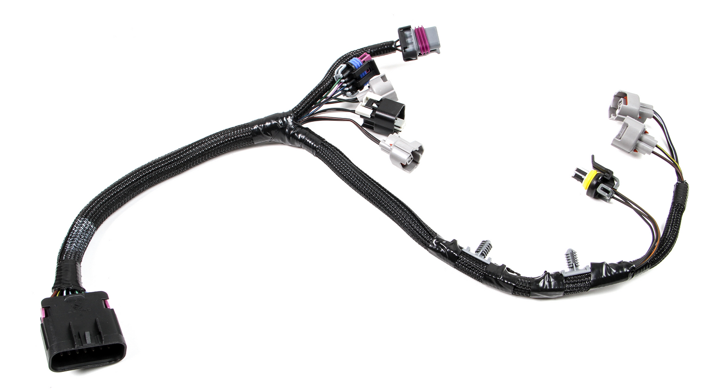 Injector upgrade harness for Terminator Throttle Bodies.