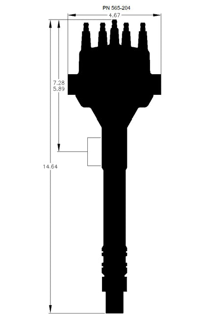 Holley EFI Dual Sync BBC Tall Deck Distributor