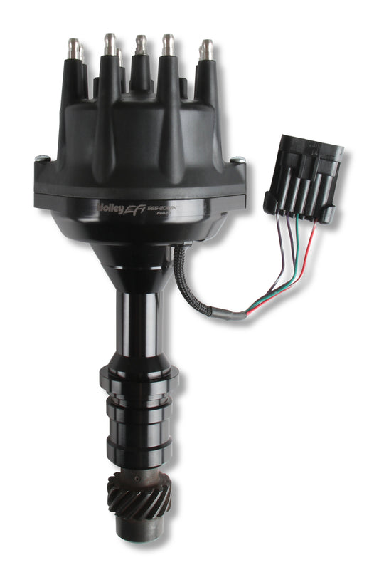 Holley EFI Dual Sync Oldsmobile Distributor, Black