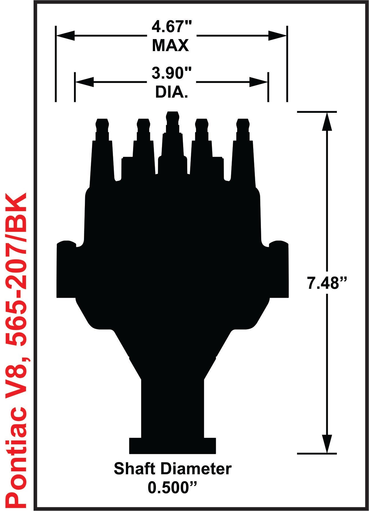 Holley EFI Dual Sync Pontiac Distributor