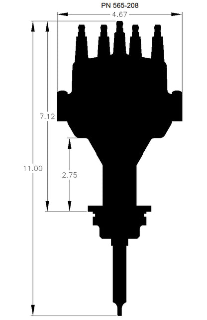 Holley EFI Dual Sync Chrysler SB Distributor