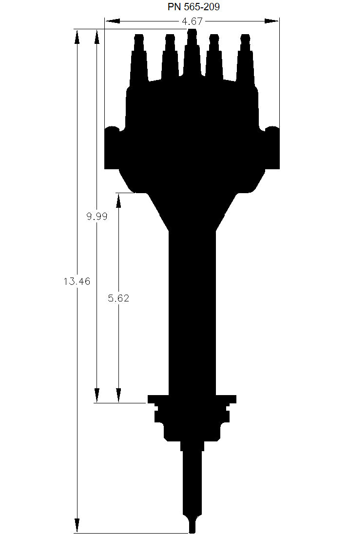 Holley EFI Dual Sync Mopar 383-400 Distributor