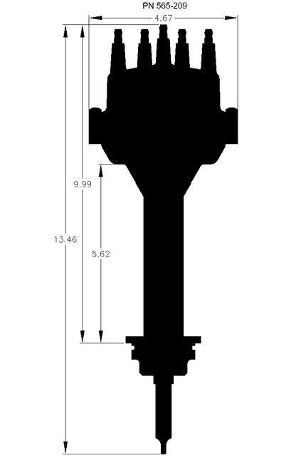 Holley EFI Dual Sync Mopar 383-400 Distributor